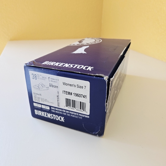 Birkenstock Arizona Stone Suede Leather Soft Footbed Women's Casual Sandals Sz 7 - Picture 16 of 16